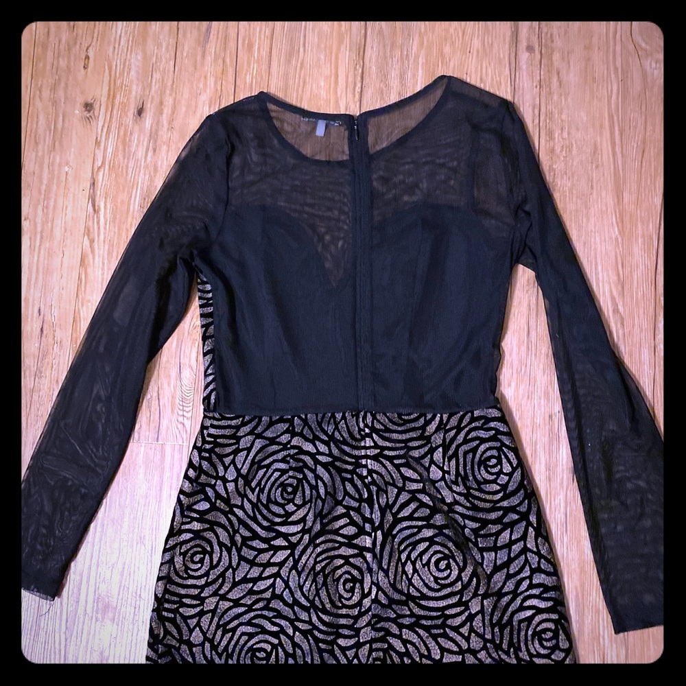 Black/Gold Romper